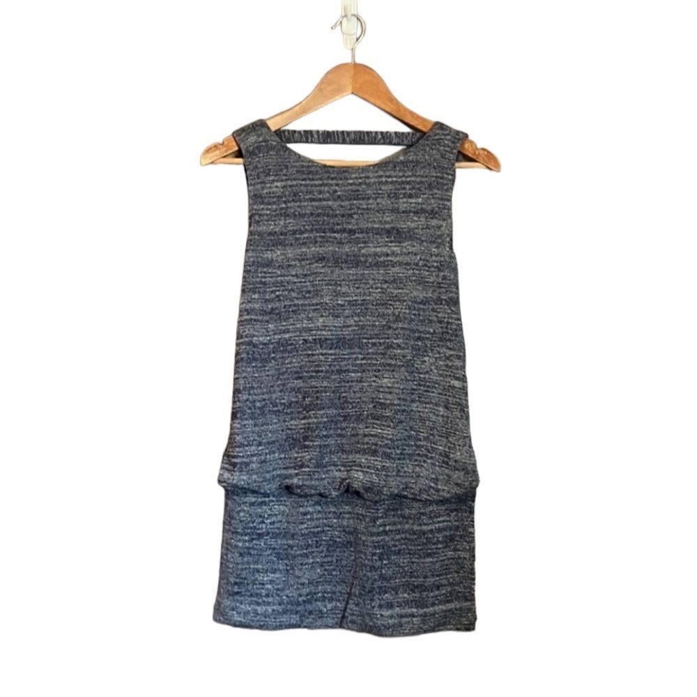 NWT! White House black market blue knit tank top